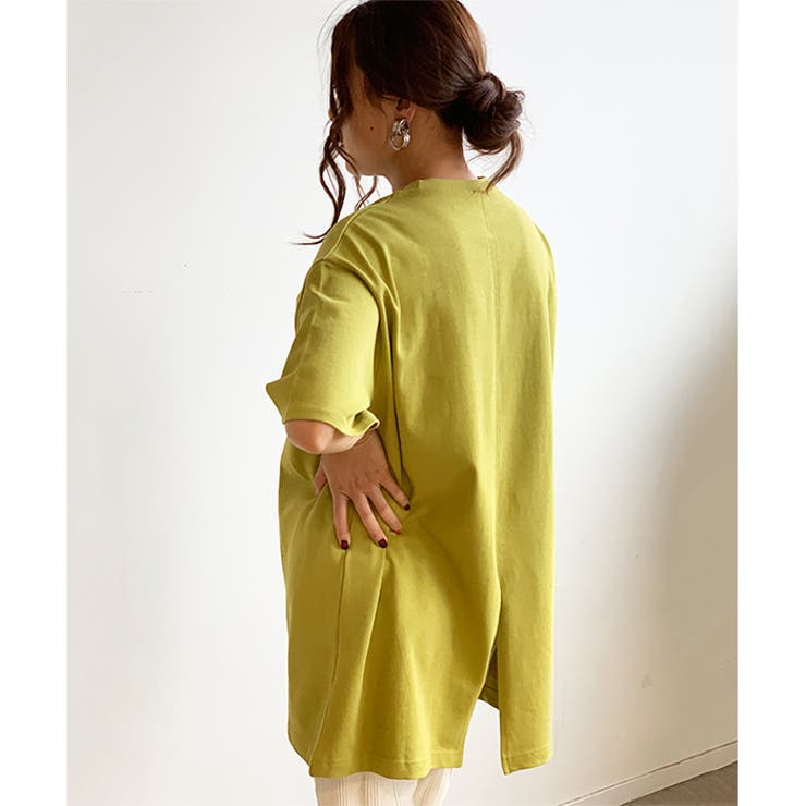 【夏新作】 バックスリット Tシャツ | futier land | 詳細画像15 