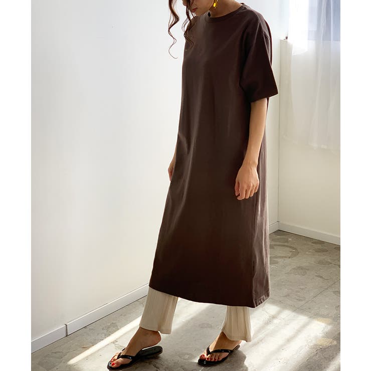 モカ | 【夏新作】 ロングワンピース スリットワンピース | futier land