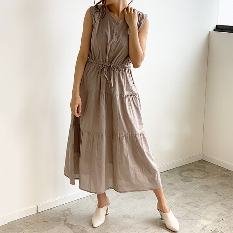 ティアードワンピース ロングワンピース ワンピース | futier land | 詳細画像4 