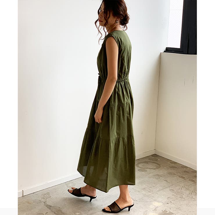 ティアードワンピース ロングワンピース ワンピース | futier land | 詳細画像8 