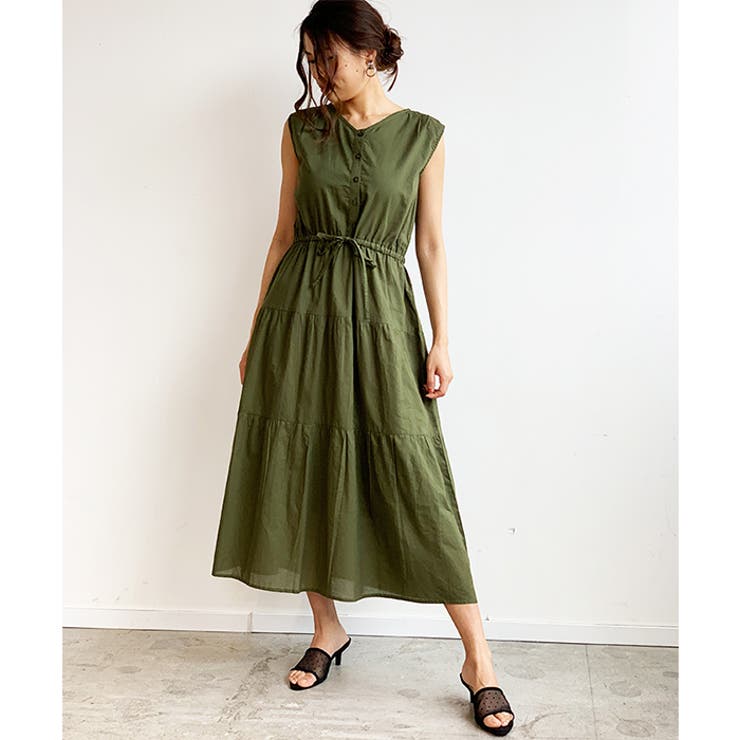 ティアードワンピース ロングワンピース ワンピース | futier land | 詳細画像9 