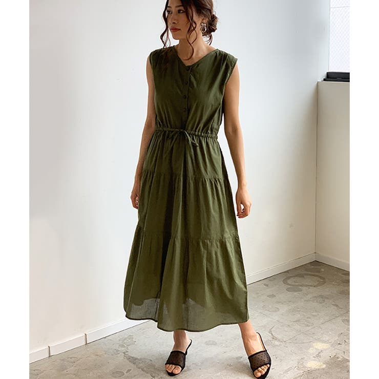 ティアードワンピース ロングワンピース ワンピース | futier land | 詳細画像12 