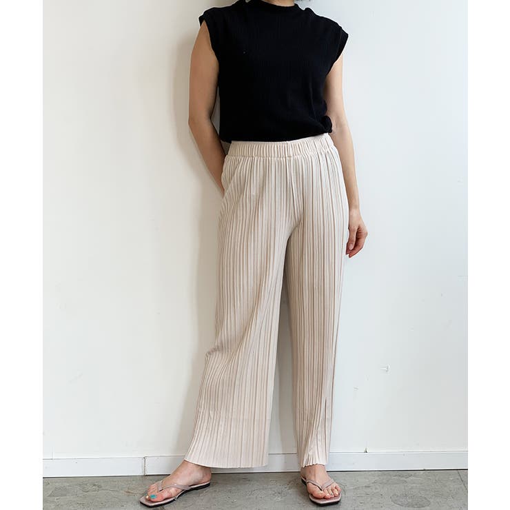 大きいサイズ ウエストドロストストレートパンツ earth