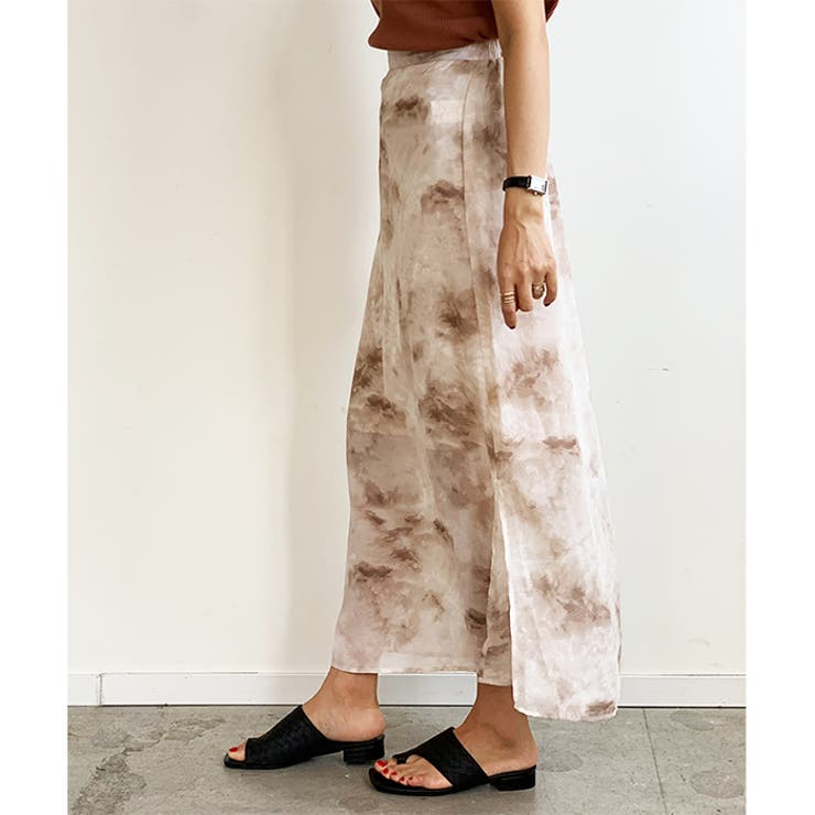 タイダイスカート ロングスカート タイダイ柄[品番：FI000006244