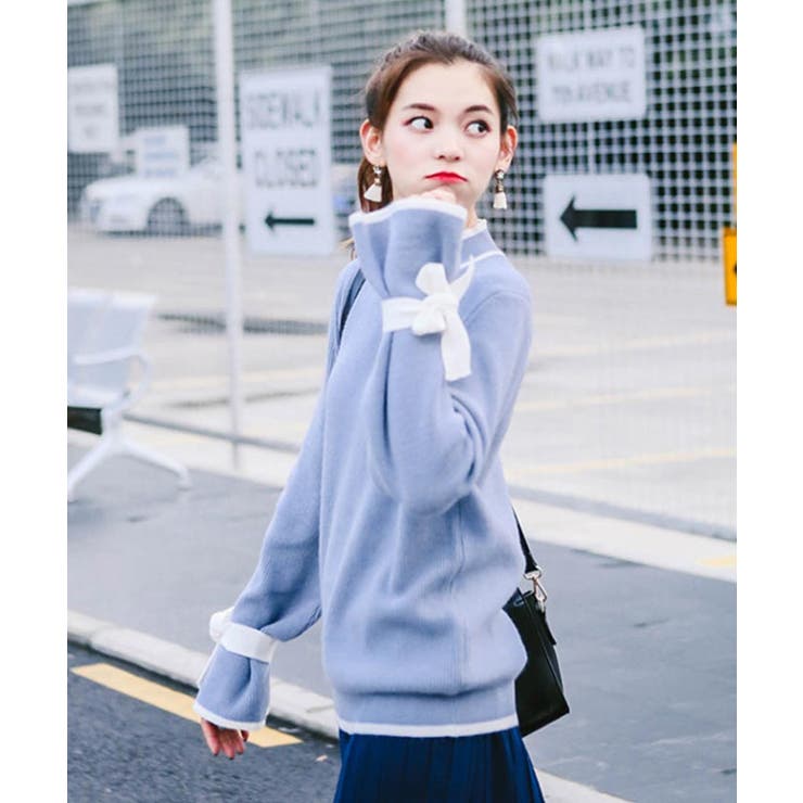 ニット トップス プルオーバー[品番：FI000004666]｜futier land