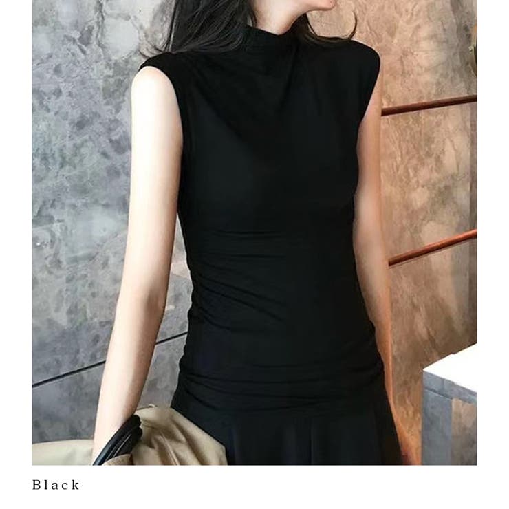 ハイネック トップス タンクトップ | futier land | 詳細画像4 