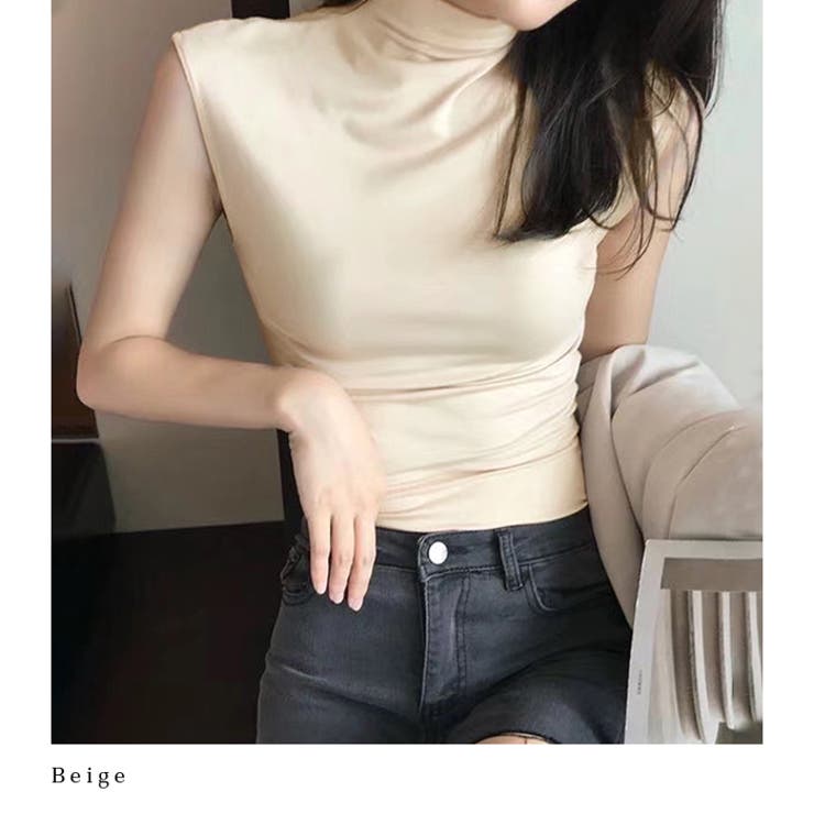 ハイネック トップス タンクトップ | futier land | 詳細画像5 