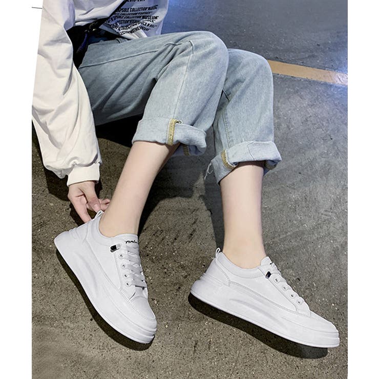 スニーカー 厚底 レースアップスニーカー 品番 Fi Futier Land フューティアランド のレディースファッション通販 Shoplist ショップリスト