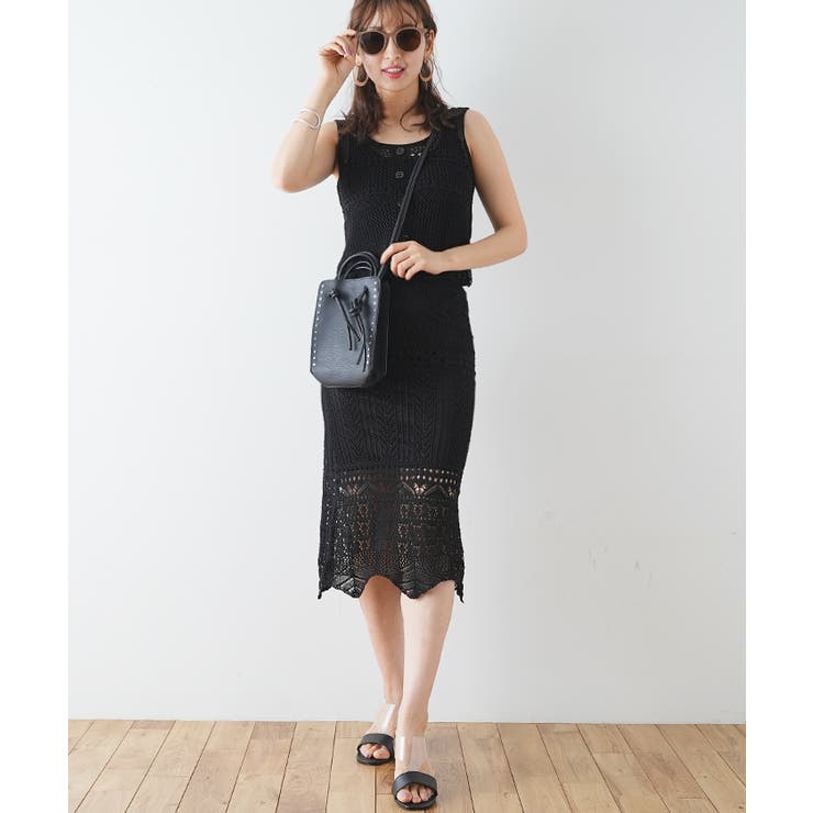 PLEATS PLEASE 美しい透かし編みセットアップ Amazon | [miniministore] クロシェ編みセットアップ ボヘミアン