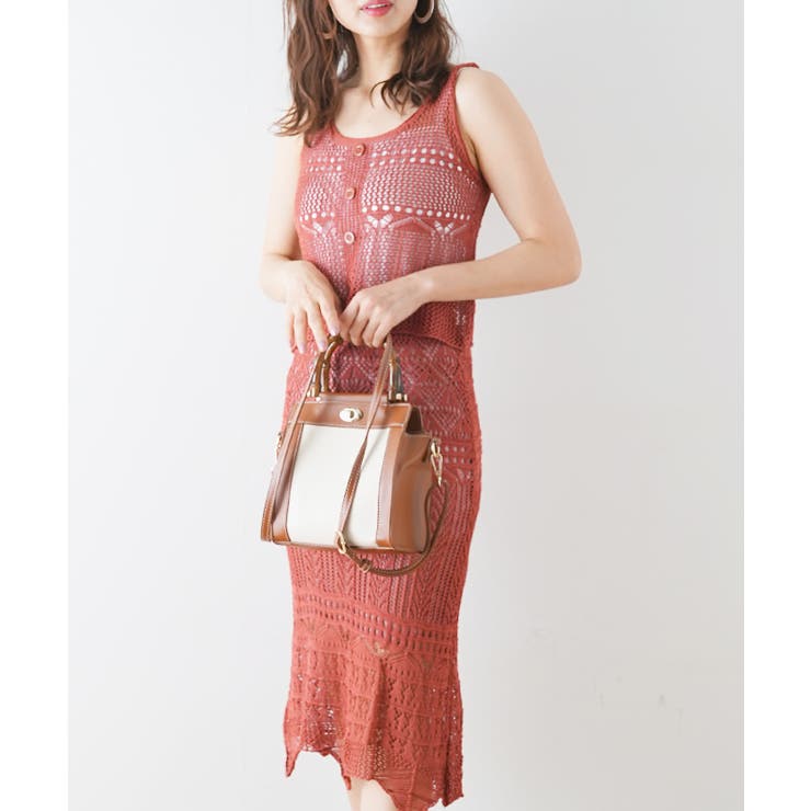 透かし編みニット セットアップ 透かし編み | futier land | 詳細画像38 