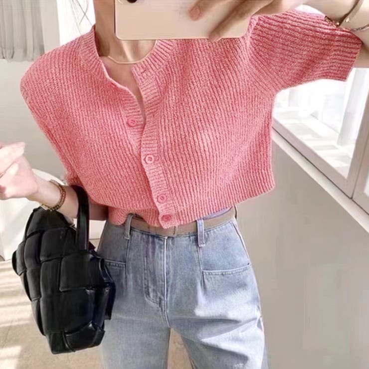 カーディガン 半袖 トップス 品番 Fi Futier Land フューティアランド のレディースファッション通販 毎日送料無料 Shoplist ショップリスト