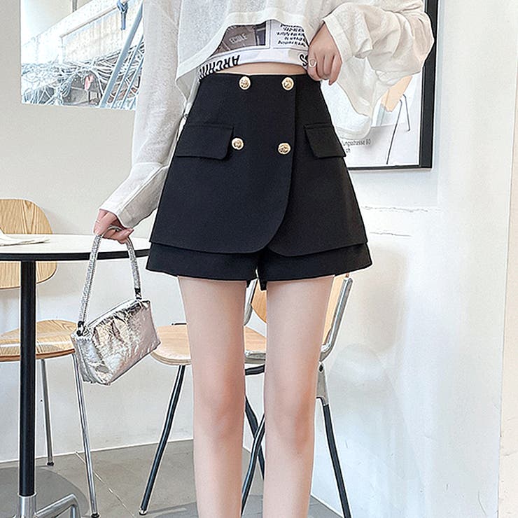ショートパンツ パンツスカート キュロット[品番：FI000007279