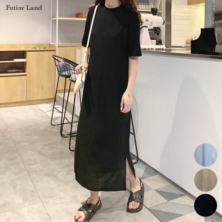 ワンピース Tシャツワンピ ロングワンピ 品番 Fi Futier Land フューティアランド のレディースファッション通販 Shoplist ショップリスト