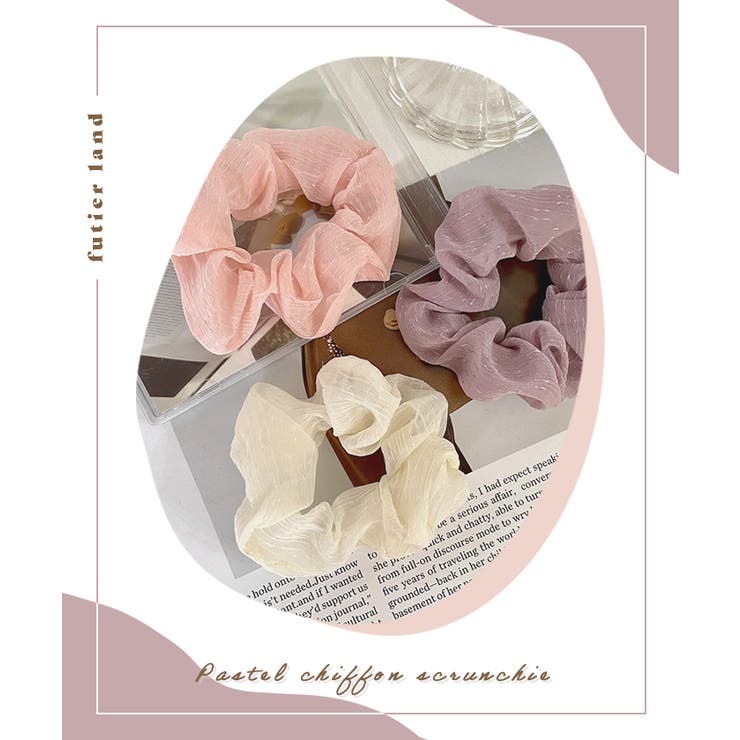 シュシュ ヘアクリップ バレッタ[品番：FI000007442]｜futier land