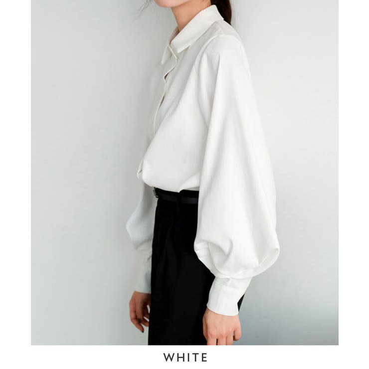 新品maybebabyレディースホワイトシャツブラウストップスDearest Sawa a la mode レディース トップス ブラウス シャツ オフ