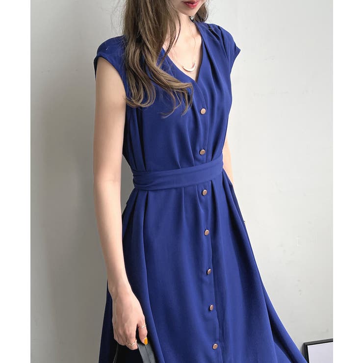 エレガントを包む。ショルダータックロングワンピース | futier land | 詳細画像15 