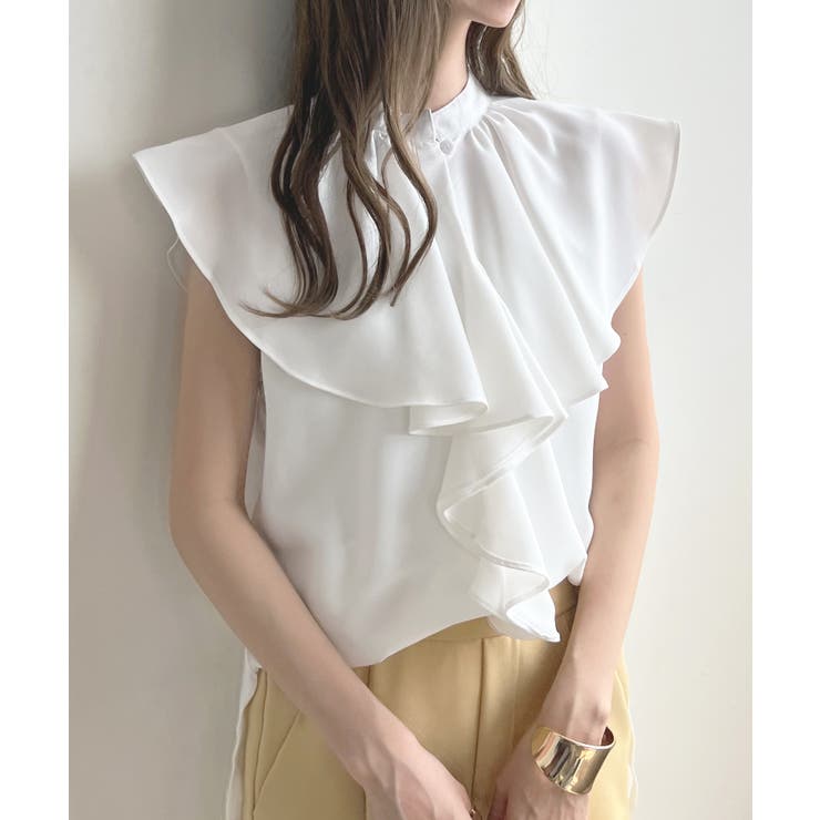 アイスブルー】トップス ブラウス シャツ[品番：FI000007717]｜futier