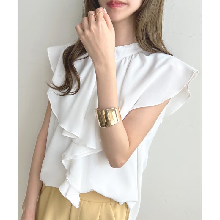 アイスブルー】トップス ブラウス シャツ[品番：FI000007717]｜futier