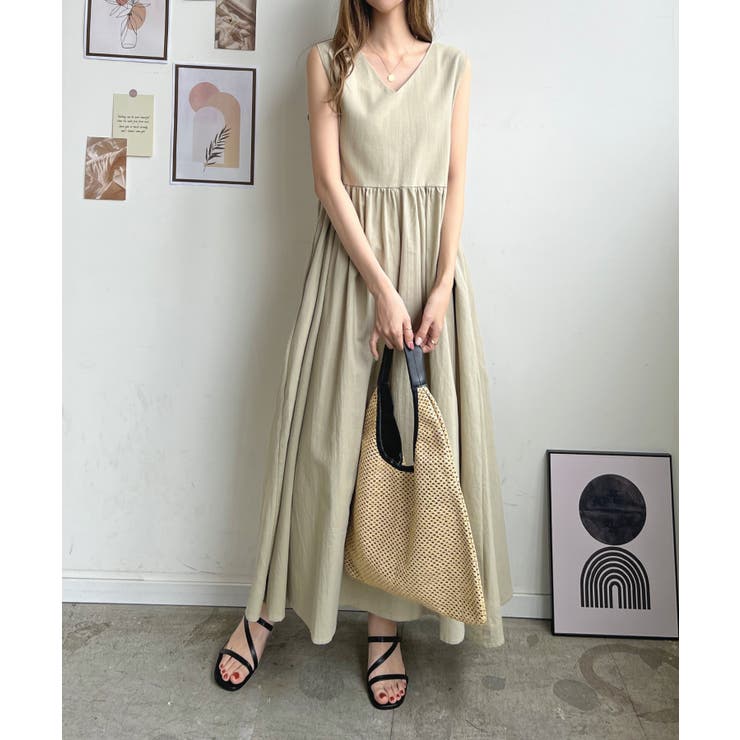 ルネ♡リネンティアード　ワンピース ルネ♡リネンティアード ワンピース