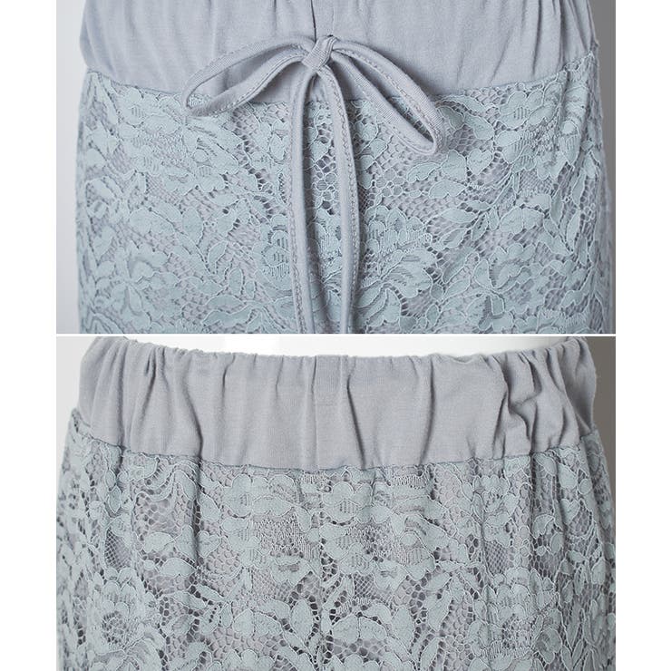 GRAMM フィッシュテール レースパンツ パンツ ボトム レース[品番：FI000005058]｜futier land（フュー
