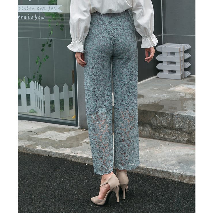 GRAMM フィッシュテール レースパンツ パンツ ボトム レース[品番：FI000005058]｜futier land（フュー
