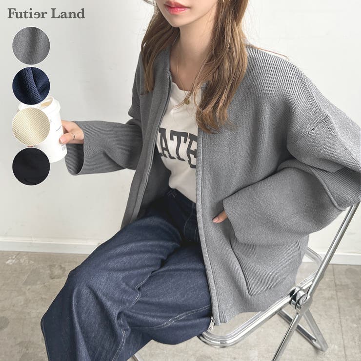 新品定価11万円タグ付き ドイツデザイナー ふんわりゆったりガウンニットアウター 秋冬新作】トップス カーディガン アウター[品番：FI000007595