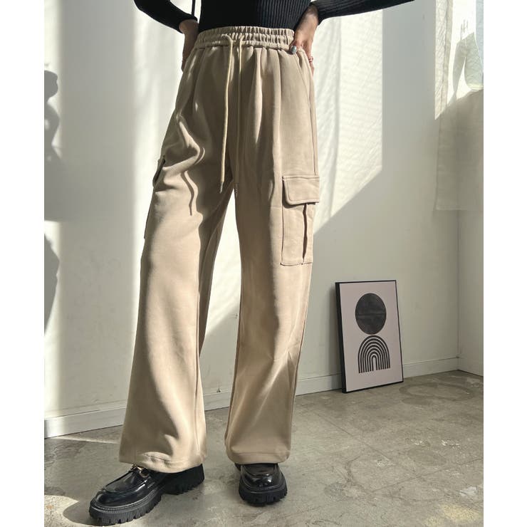 ボトムス スウェット ワイドパンツ[品番：FI000008032]｜futier