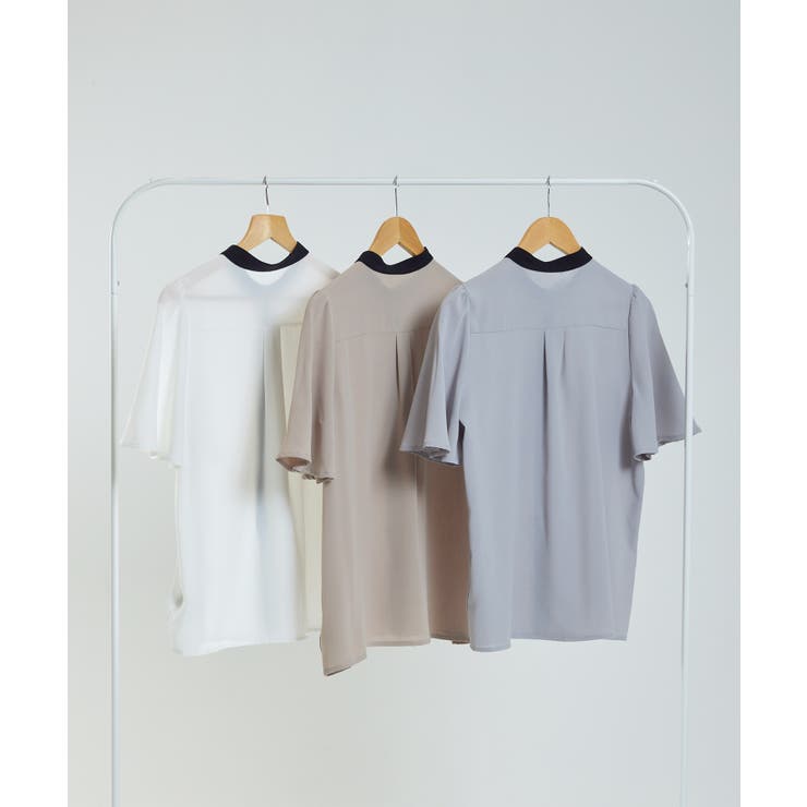 ふわっとした女性らしさ。フレアスリーブ半袖ブラウス | futier land | 詳細画像28 