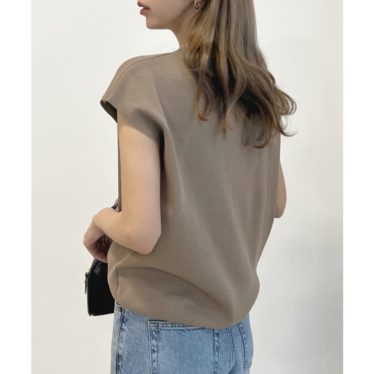フラッフィーテディーフレンチスリーブknit クン フラッフィーテディーフレンチスリーブknit カラー: