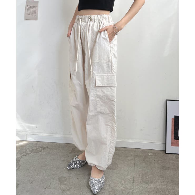 カーゴパンツ ナイロン ワイドパンツ[品番：FI000008166]｜futier land