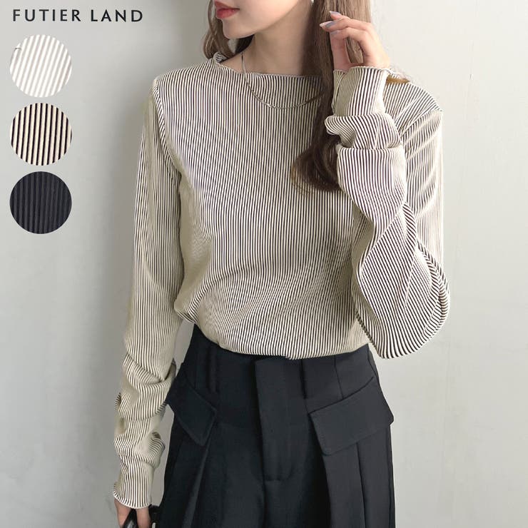 トップス 長袖 カットソー[品番：FI000008174]｜futier  land（フューティアランド）のレディースファッション通販｜SHOPLIST（ショップリスト）