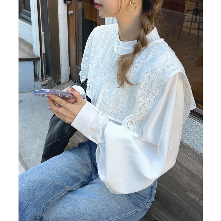 《どのアイテムにも相性が良く合う♪》スクエアレース付け襟 | futier land | 詳細画像14 