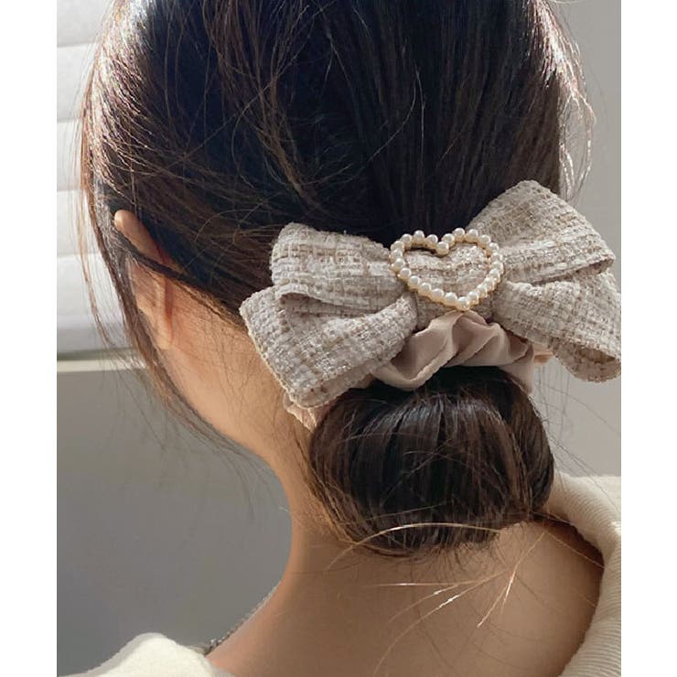 ヘアアクセサリー ハート リボン[品番：FI000008209]｜futier