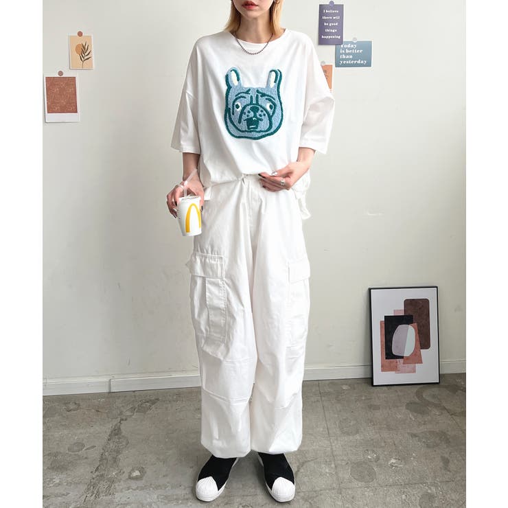 新品❤️タグ有pritシャツ　イヌイトューシュスカーフ　おまとめ 楽天市場】ロゴTシャツ / CUBE SUGAR OE天竺 ピグメント染