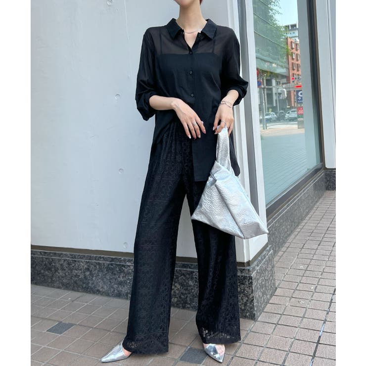 テンダーロイン フリスコ ワイドパンツ　ネイバーフッド ラディアル 山田レン グラネールトリコットHTストレートパンツ LANTANA(ランタナ