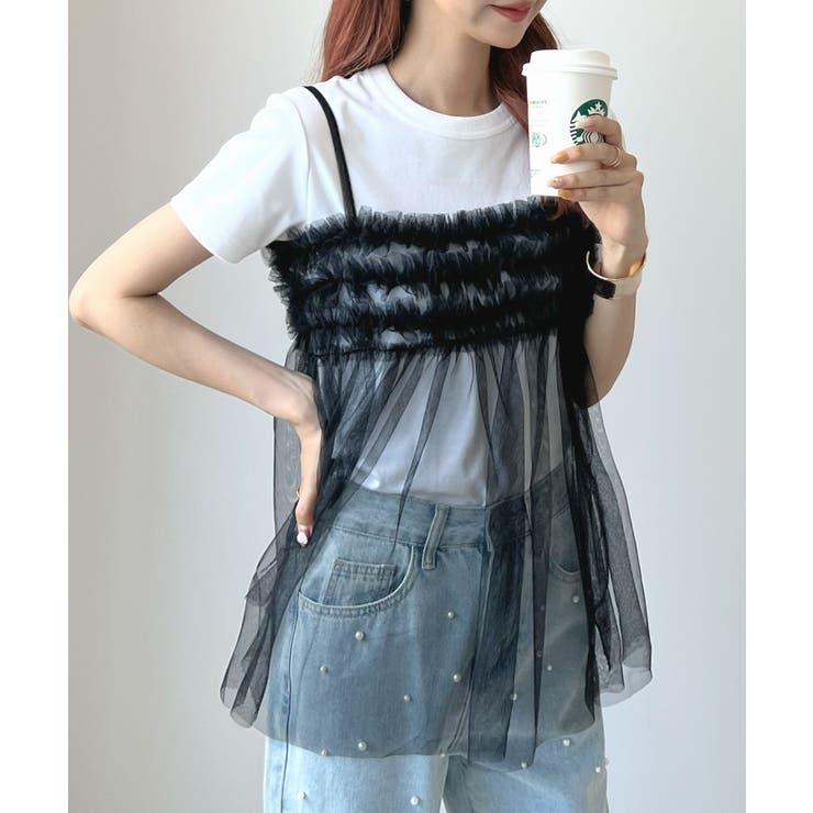 コーデのアクセントに華やかさプラス♪》フリルチュール