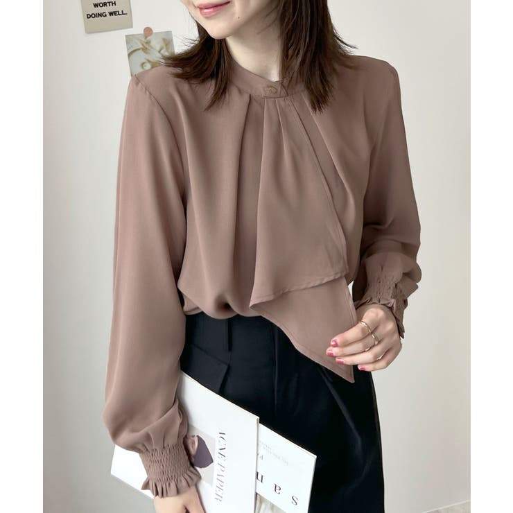 さりげない華やかさが魅了する。スカーフタイブラウス | futier land | 詳細画像22 