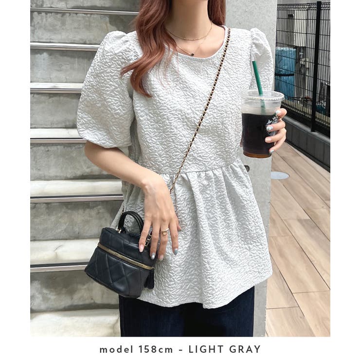 起毛長袖ポロシャツ フリルスカート サイズ0 グレー 秋冬