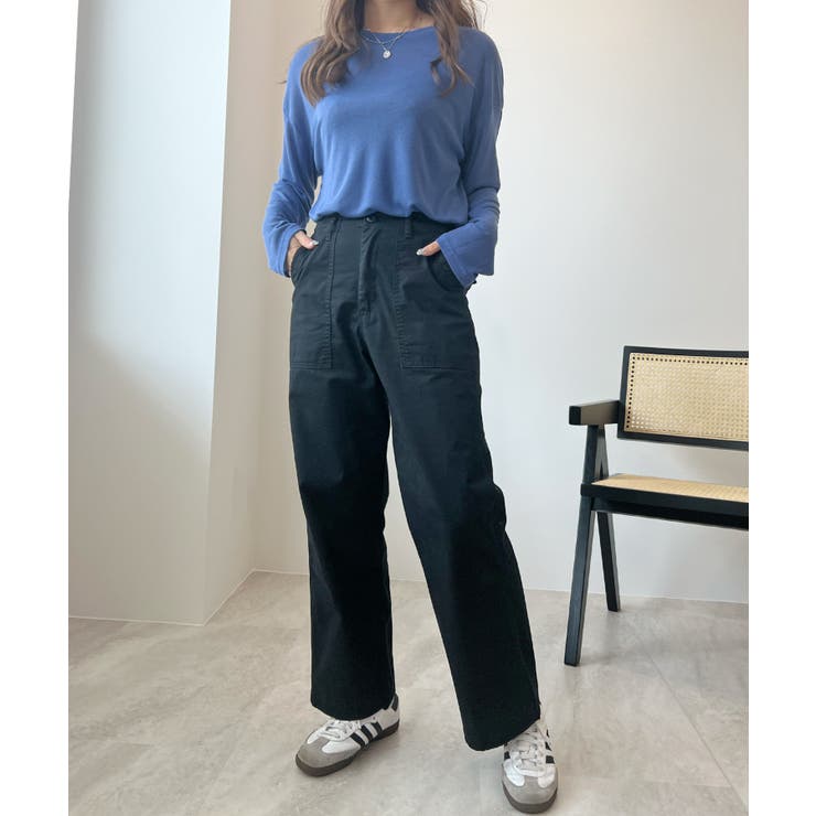 大人カジュアルへ魅了する。ワイドベイカーパンツ[品番