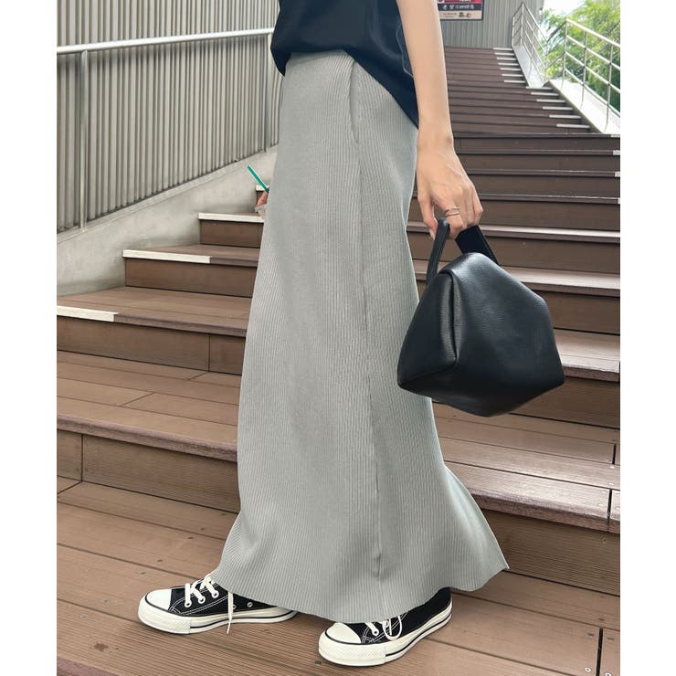 新品タグ付き◆ナチュラルランドリー　ウールロングスカート ◆ビックポケット 新品タグ付き◇ナチュラルランドリー ウールロングスカート