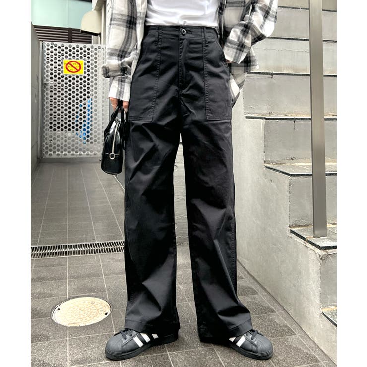 大人カジュアルへ魅了する。ワイドベイカーパンツ[品番：FI000008426