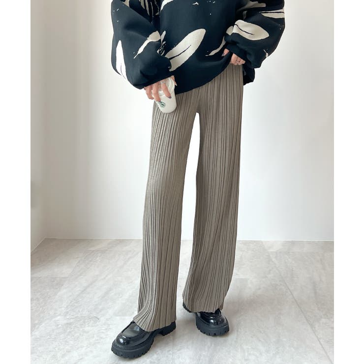 好みの長さにセルフカット調整できる✂ ランダムプリーツロングパンツ | futier land | 詳細画像31 