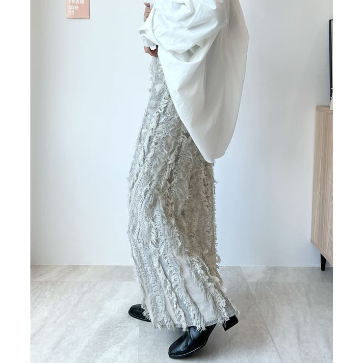 イマ旬主役級コーデが実現するMIXフリンジスカート | futier land | 詳細画像11 