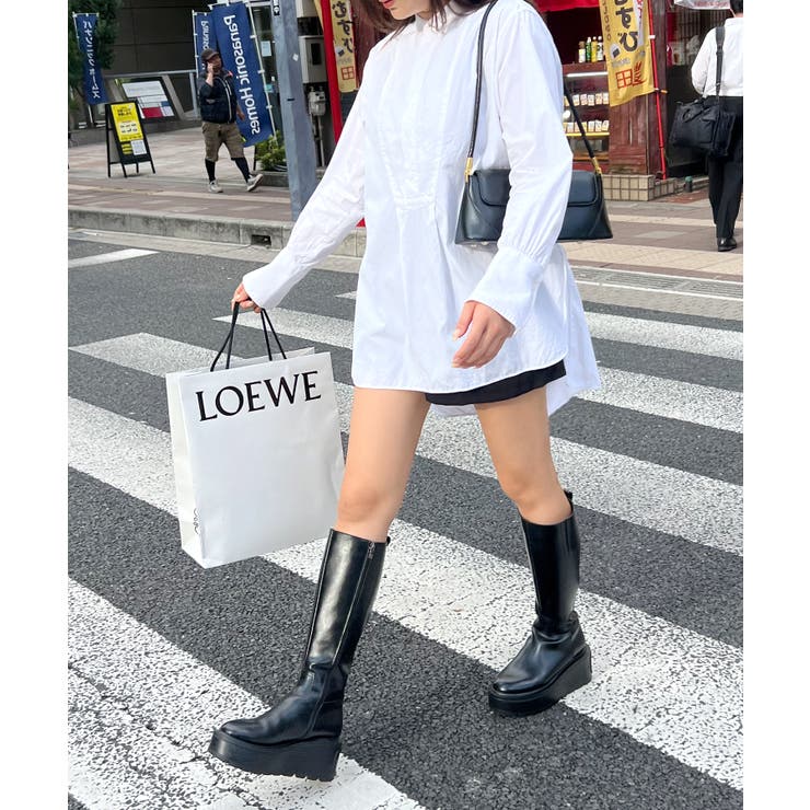 【極美品】PLAIN PEOPLE ハラコ ロングブーツ 極美品】PLAIN PEOPLE ハラコ ロングブーツ（超軽っ！脚も気持ち