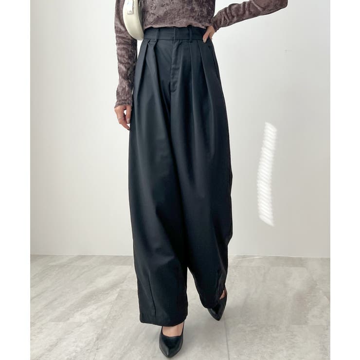 ABYTS_スラックス_ブラック セール】Jogger Slacks / ジョガースラックス（スラックス