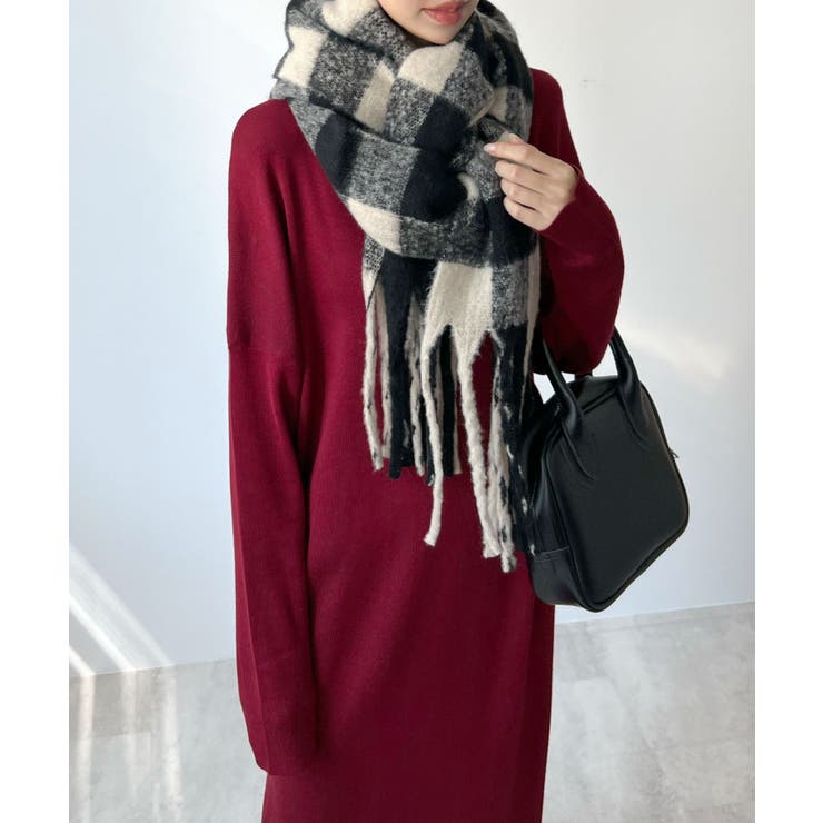 大人オーラが漂う上品さ。ハイネックニットロングワンピース | futier land | 詳細画像25 