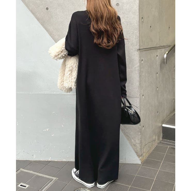 大人オーラが漂う上品さ。ハイネックニットロングワンピース | futier land | 詳細画像19 