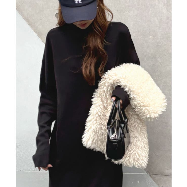 大人オーラが漂う上品さ。ハイネックニットロングワンピース | futier land | 詳細画像22 