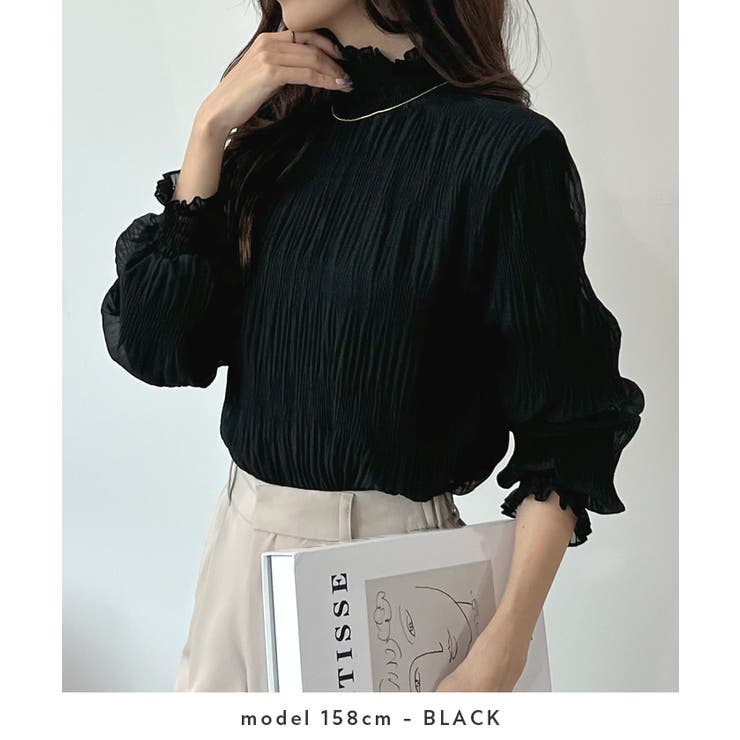 着る毛布の暖かさ。裏起毛ギャザートップス | futier land | 詳細画像6 