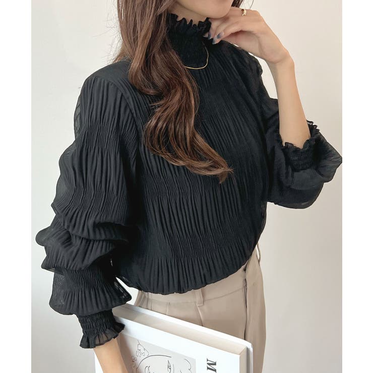 着る毛布の暖かさ。裏起毛ギャザートップス | futier land | 詳細画像14 